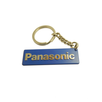 Promotional Gift Logo Embossed Custom Metal Keychain